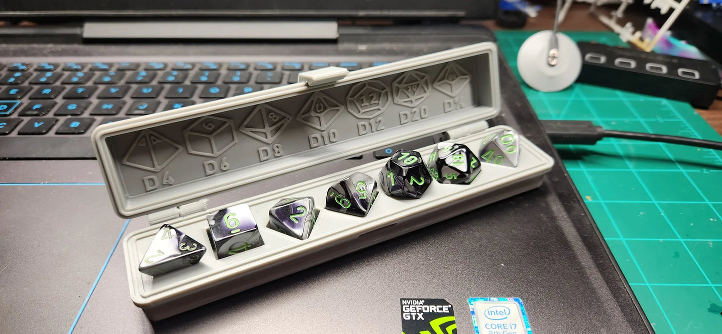 Custom Dice Case with Dice Guide