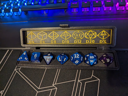 Custom Dice Case with Dice Guide