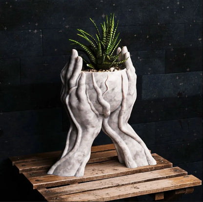 Hands with Roots Planter