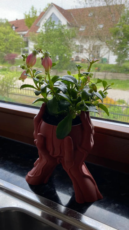 Hands with Roots Planter