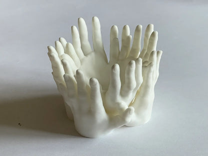 Family of Four Hands Planter
