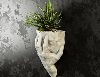 Exasperated Woman Wall Planter