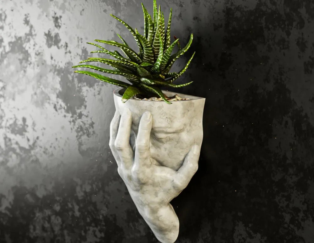 Exasperated Woman Wall Planter