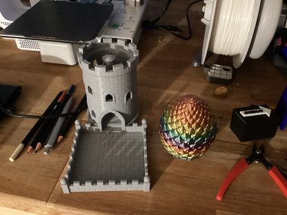 Twisting Dragon Egg Dice Holder