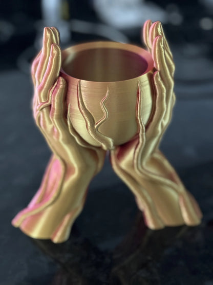 Hands with Roots Planter