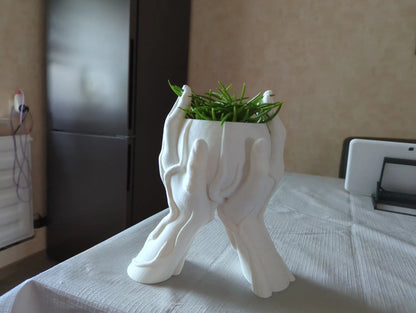 Hands with Roots Planter