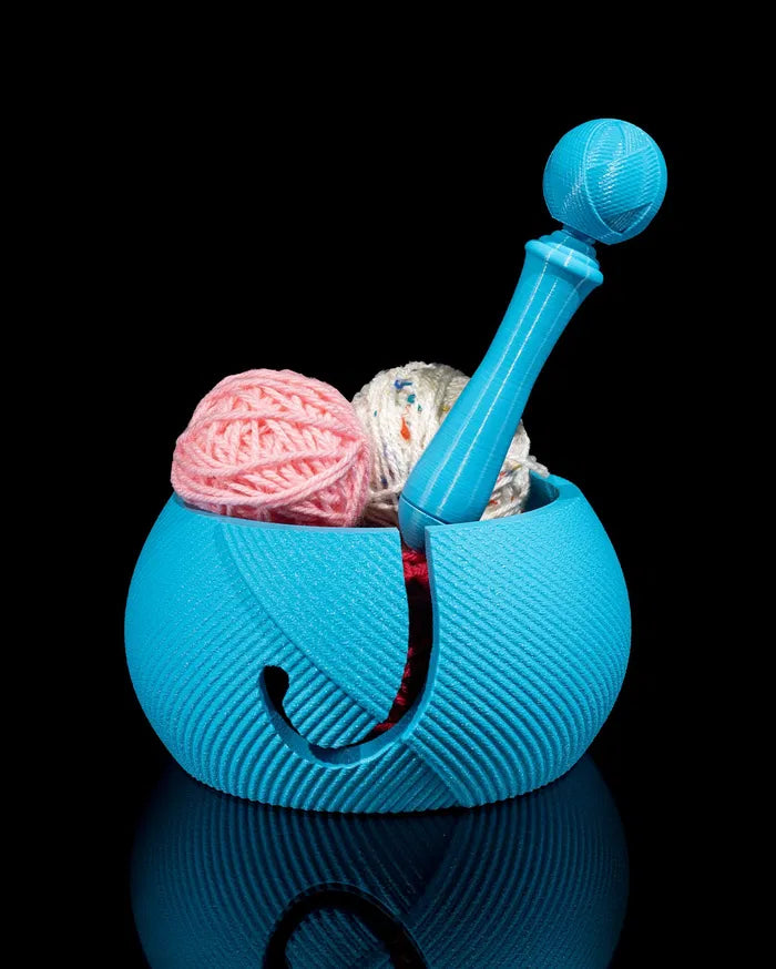 Pull the Strings Yarn Bowl and Hook Case