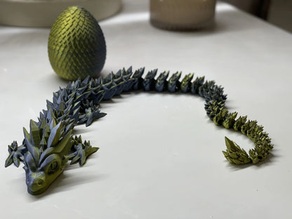 Introducing the Majestic 16" Crystal Dragon