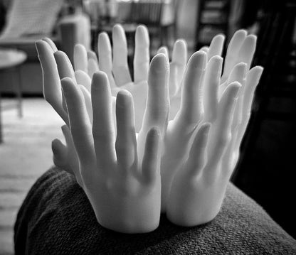 Family of Four Hands Planter