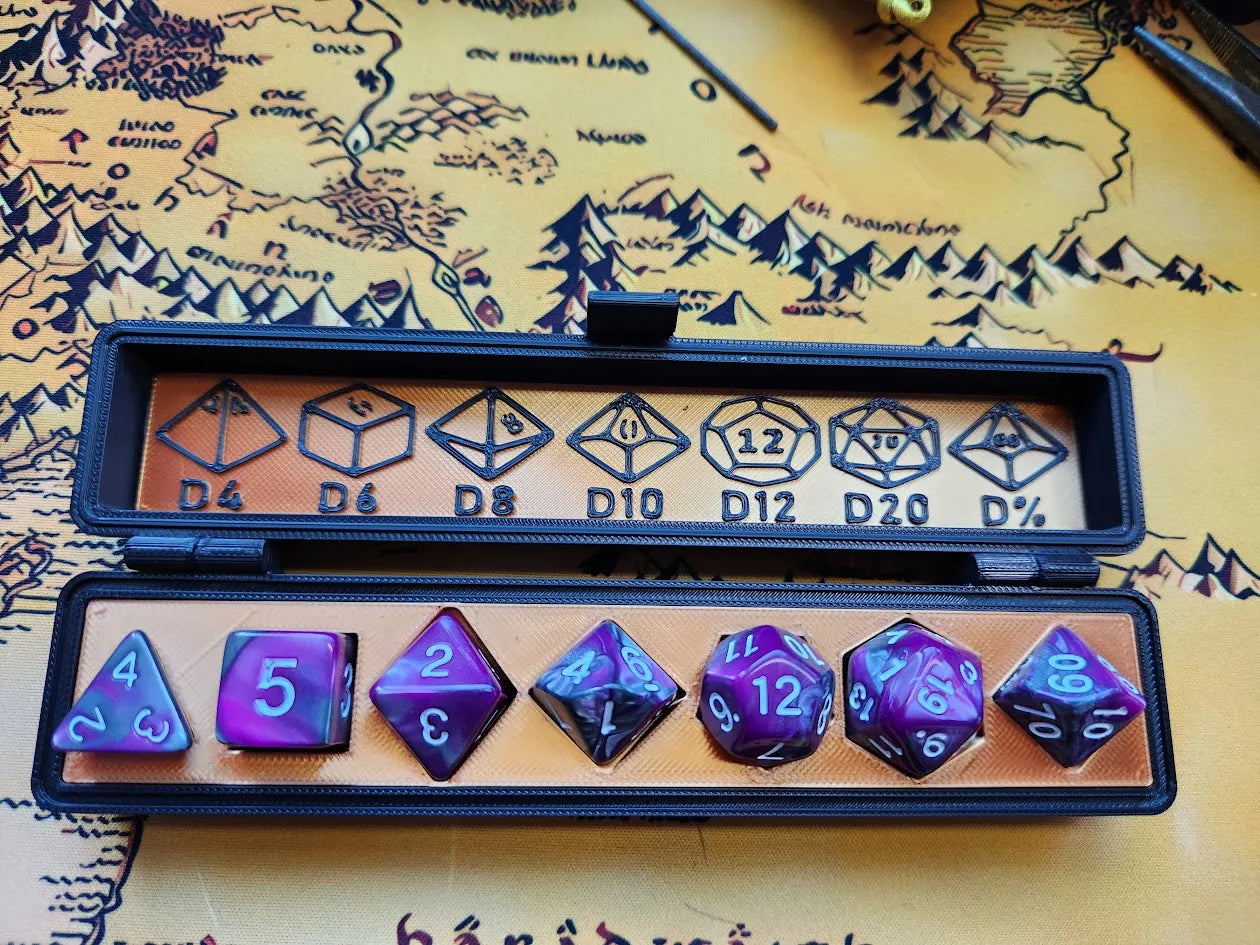 Custom Dice Case with Dice Guide