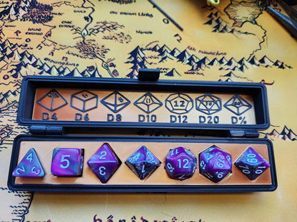 Custom Dice Case with Dice Guide