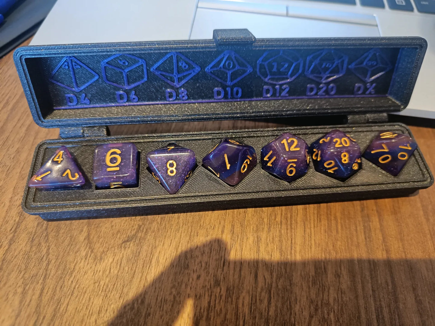 Custom Dice Case with Dice Guide