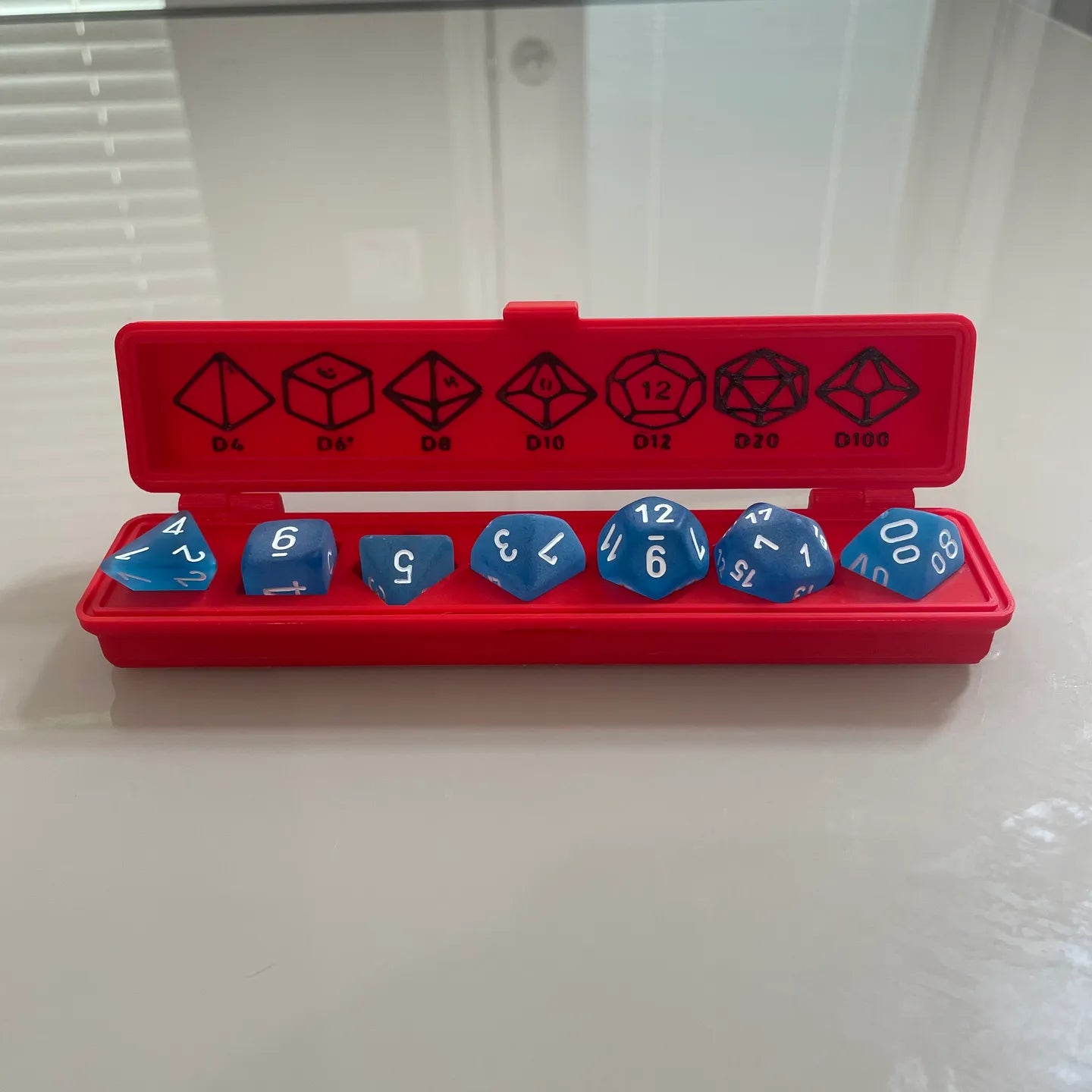 Custom Dice Case with Dice Guide