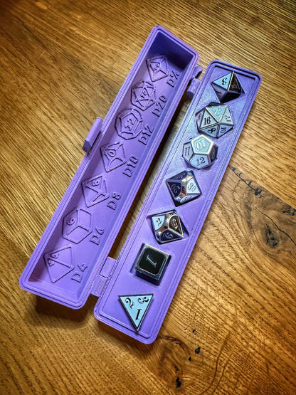 Custom Dice Case with Dice Guide