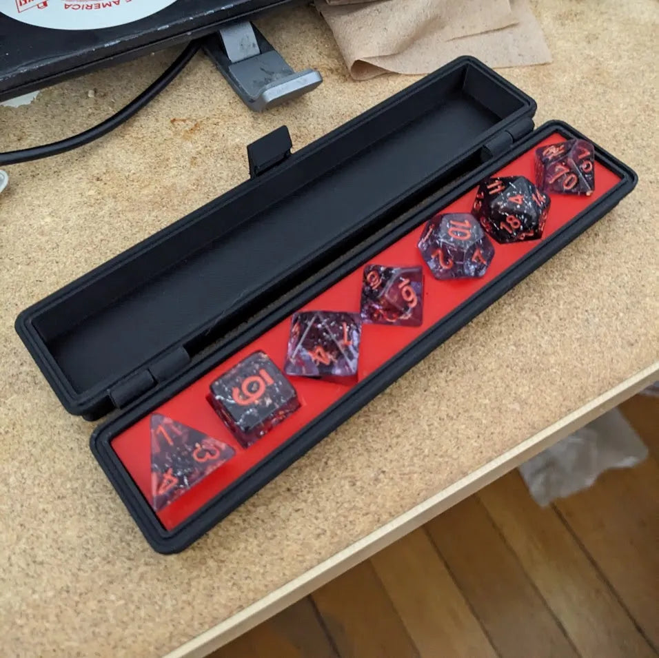 Custom Dice Case with Dice Guide